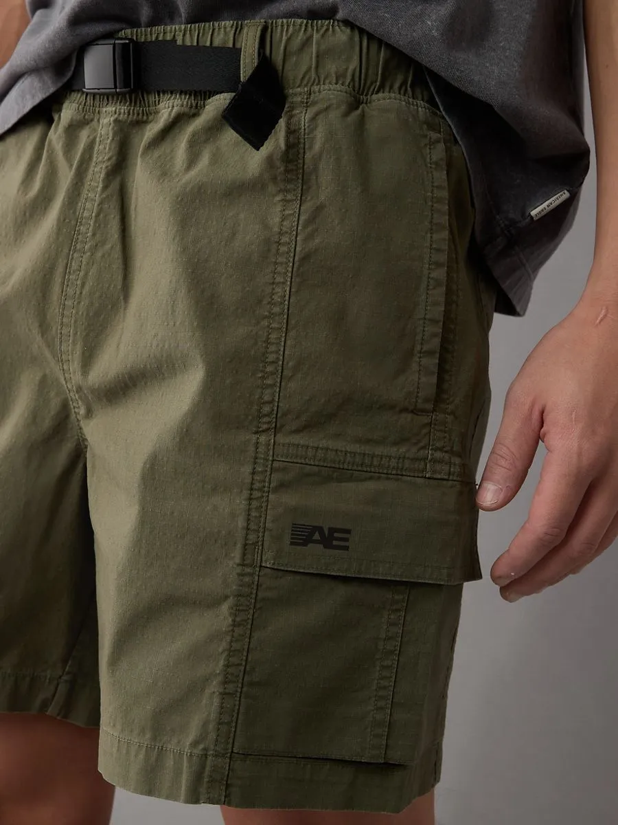 AMERICAN EAGLE MEN RICHARDS HIKING SHORT 342 OLIVE MOSS