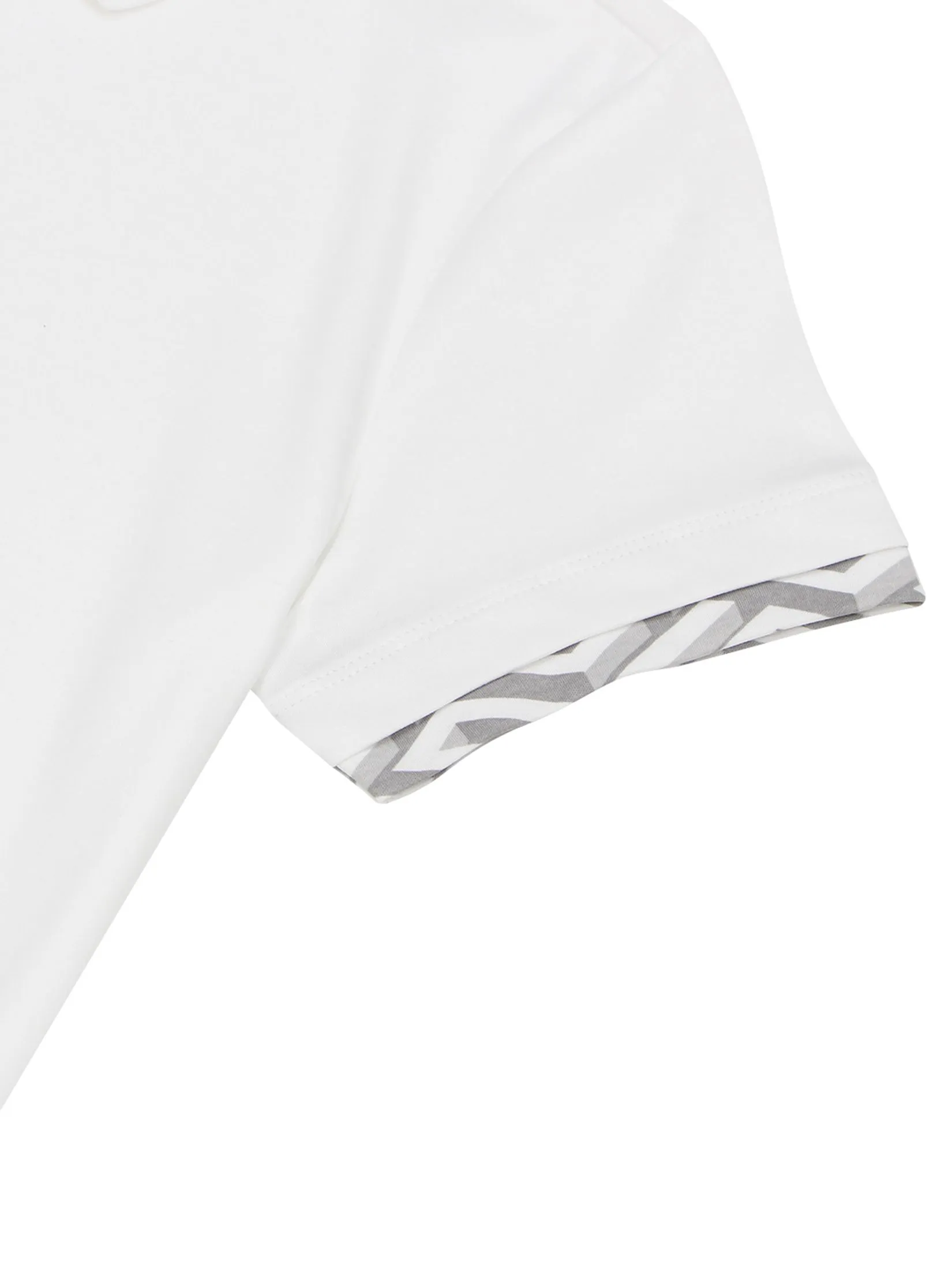 GIORDANO Women's Slim Fit Embroidery Bold Polo (Liquid Touch) Signature white