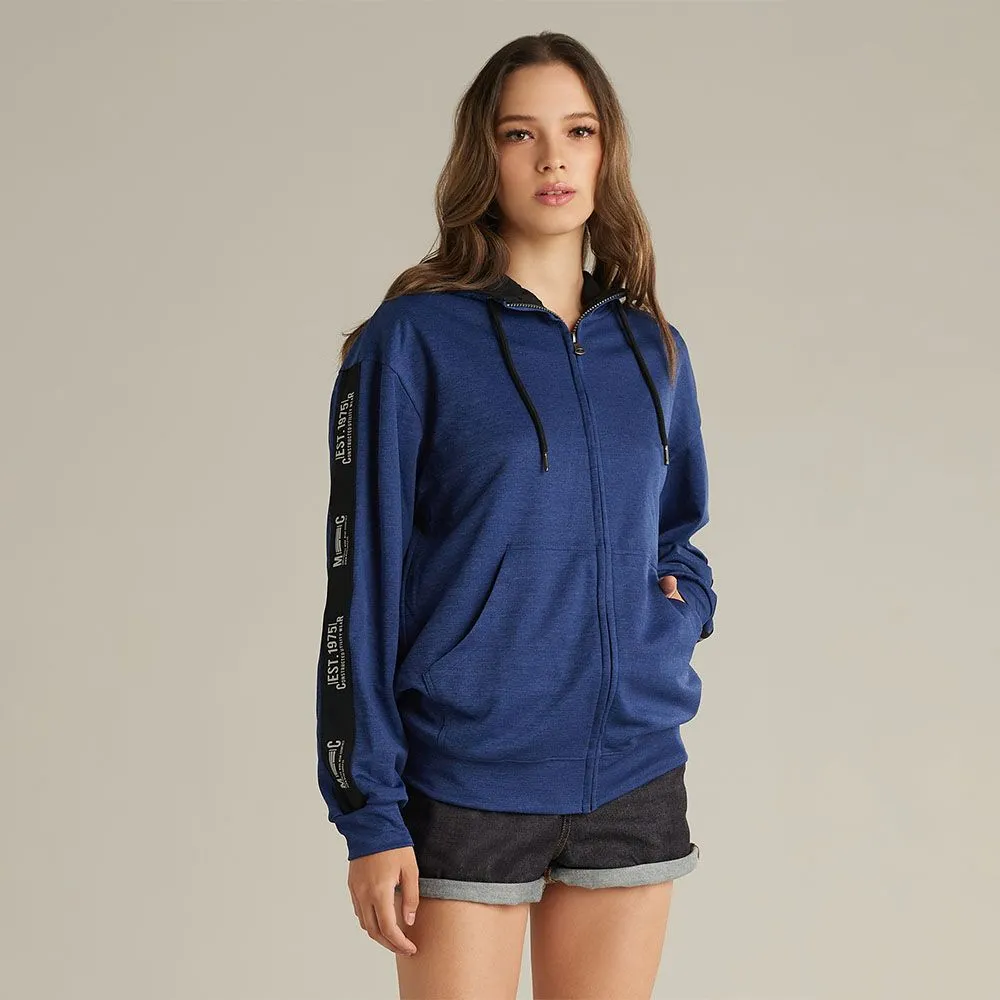 MC JEANS Hoodie Unisex Navy Blue MJHP178