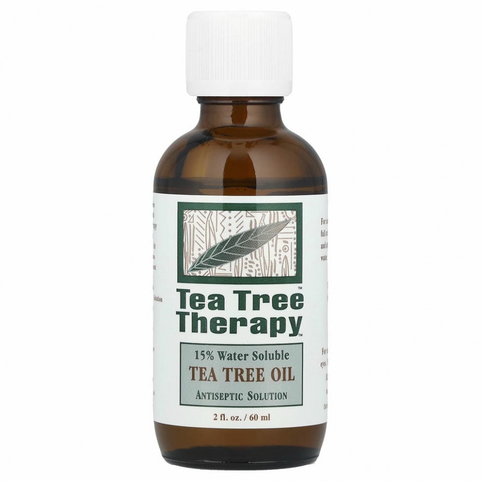 Tea Tree Therapy, Масло чайного дерева, 2 жидких унции (60 мл)