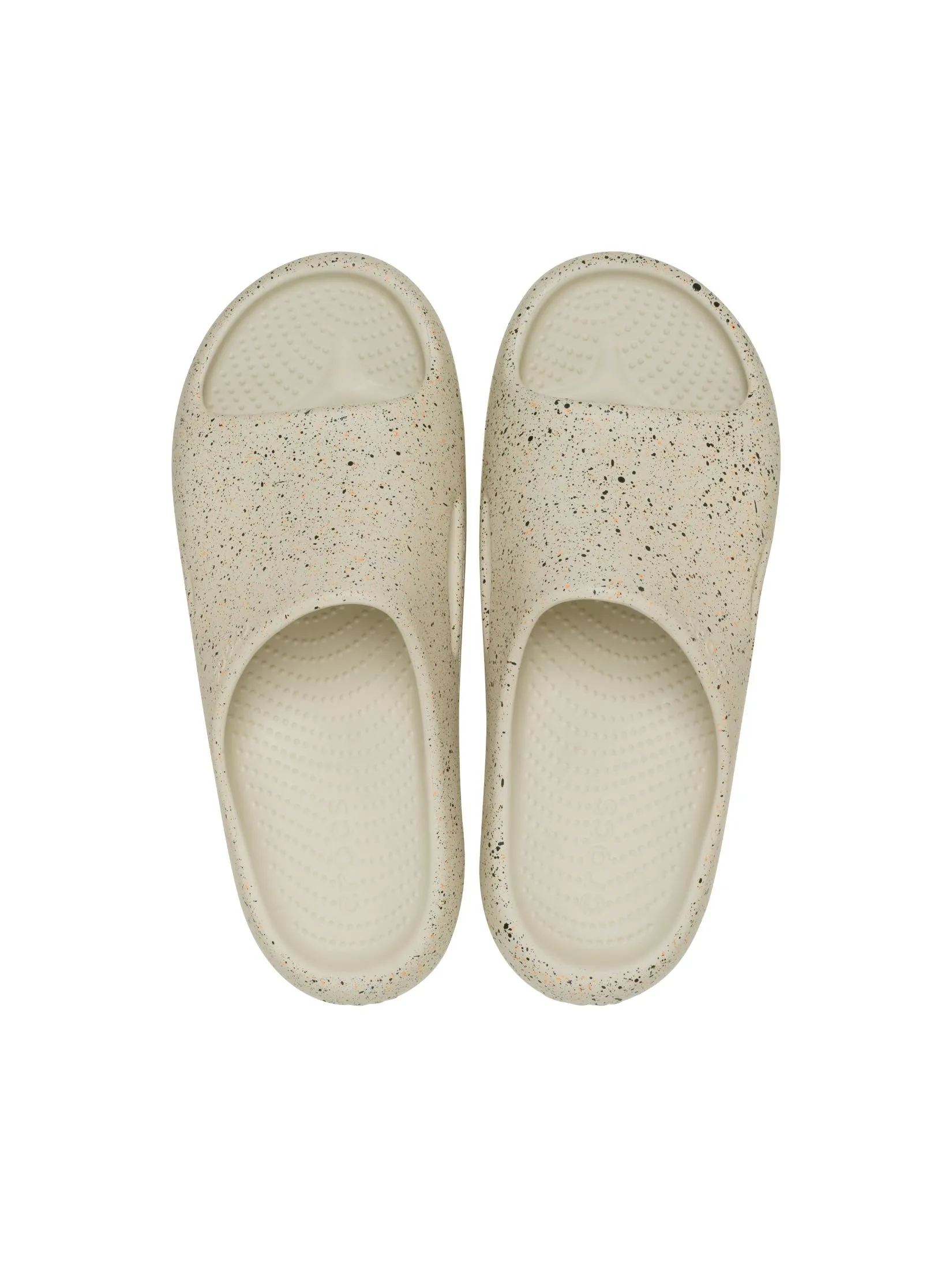 CROCS UNISEX MELLOW RECOVERY SPECKLE SLIDE - SANDSTONE