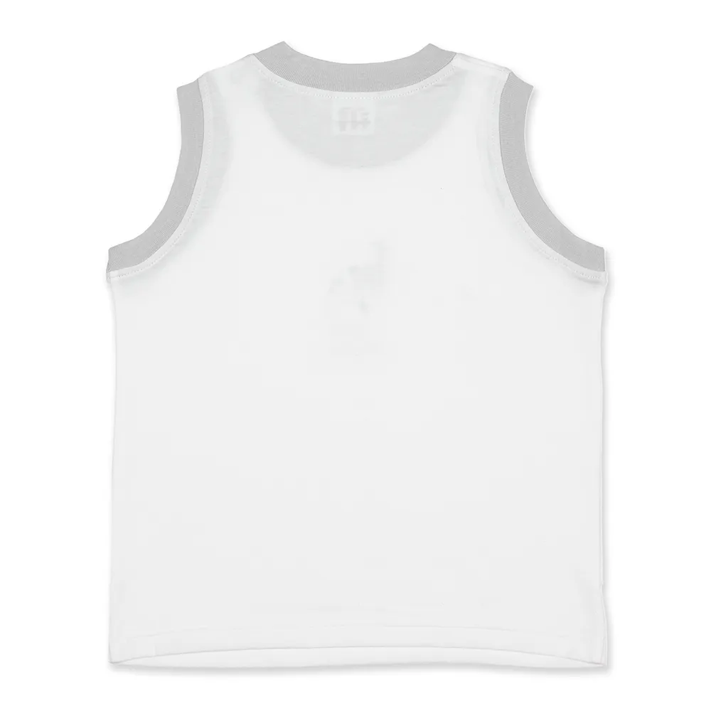 AUKA Gray ,Infant and Toddler Vest, Cocoa Alpaca.