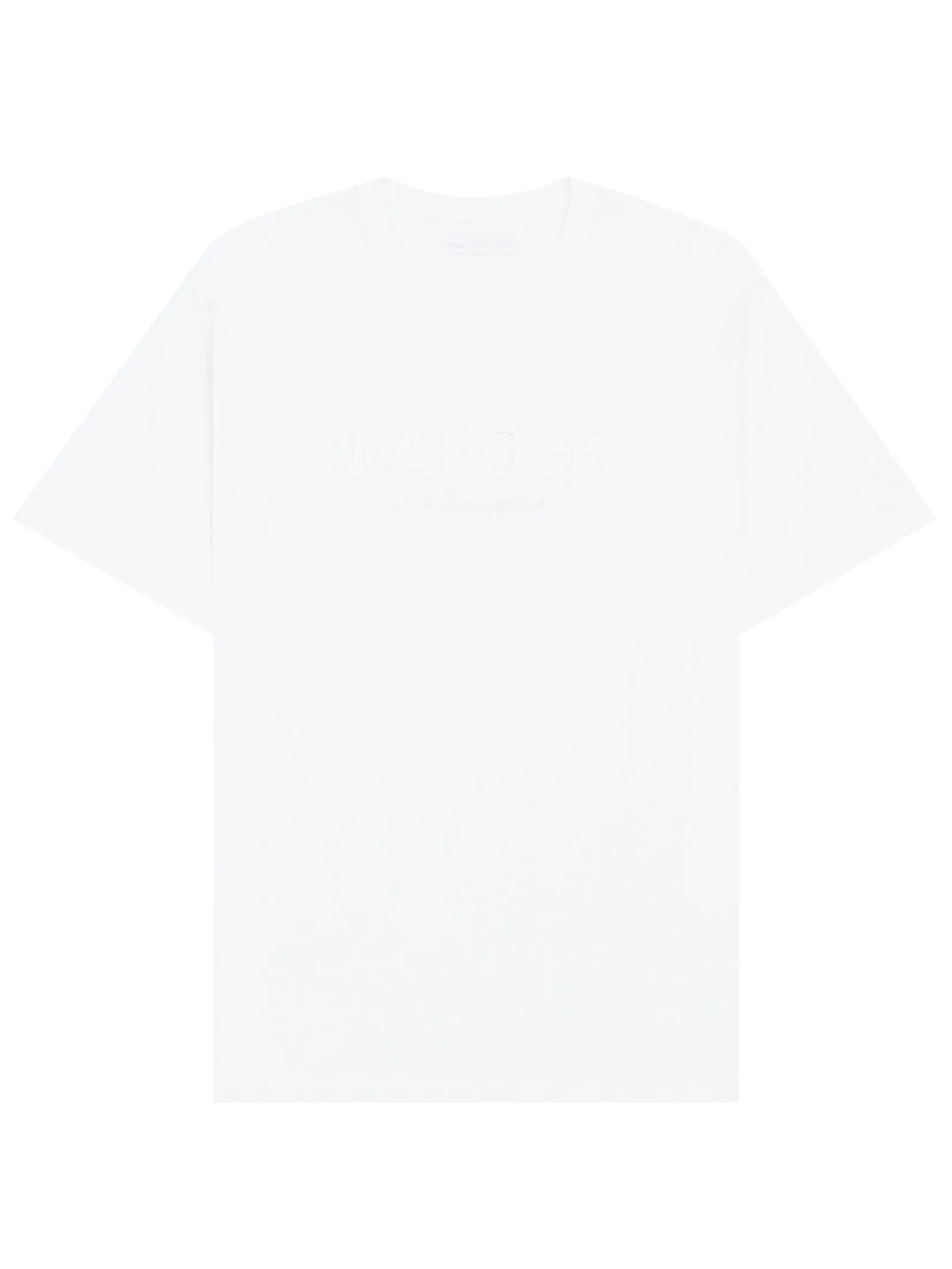 GIORDANO Men's Relax Sorona Jersey Printed Tee (Wander Wonder) Snow White