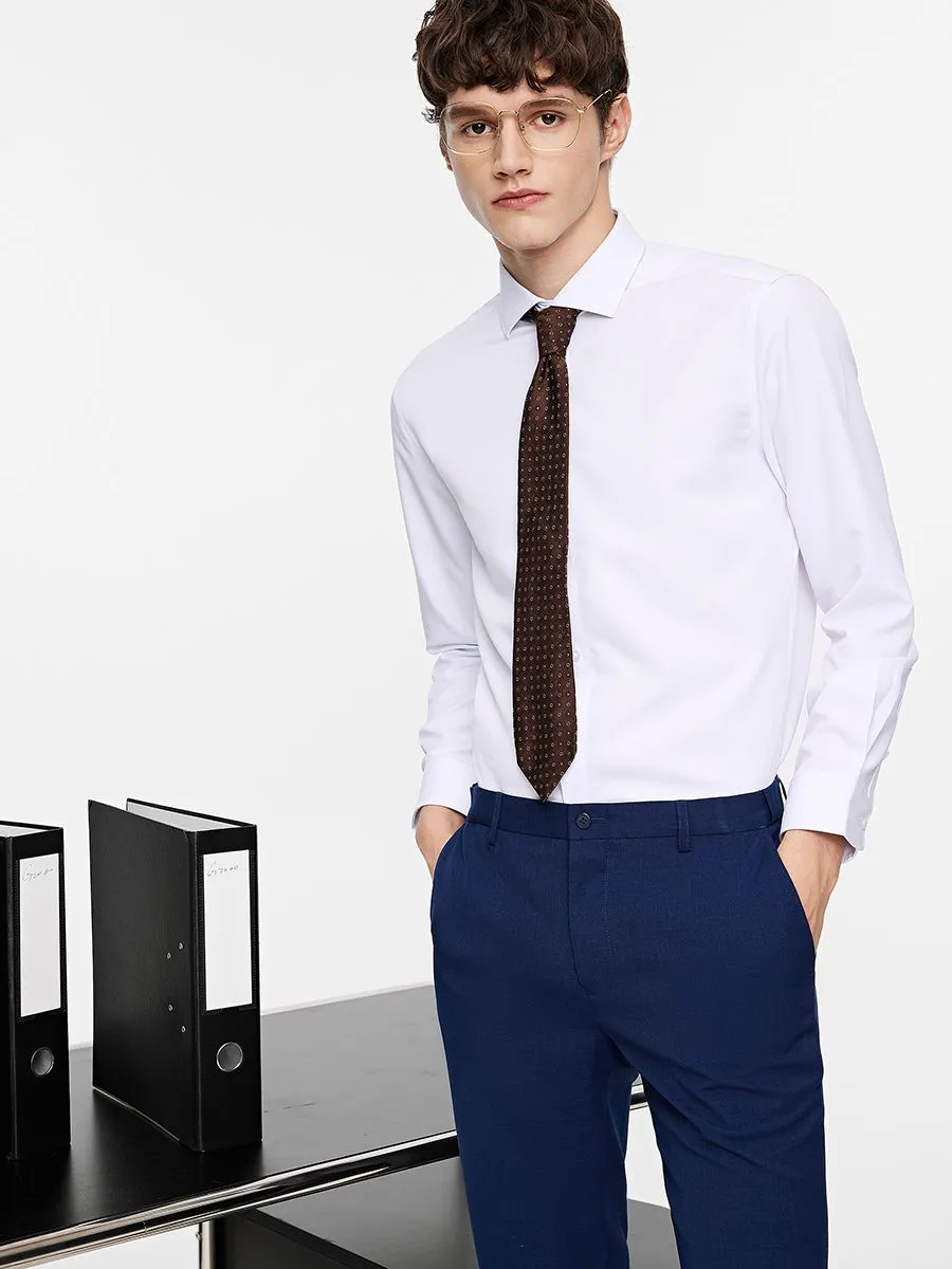 G2000 Men Clothing Long Sleeves Formal Shirt  Smart Fit  White