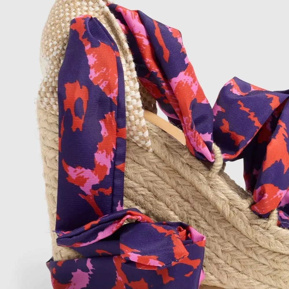 DIANE VON FURSTENBERG ESPADRILLES FOOTWEAR JORGELINA DVF ROSA/MULTICOLOR