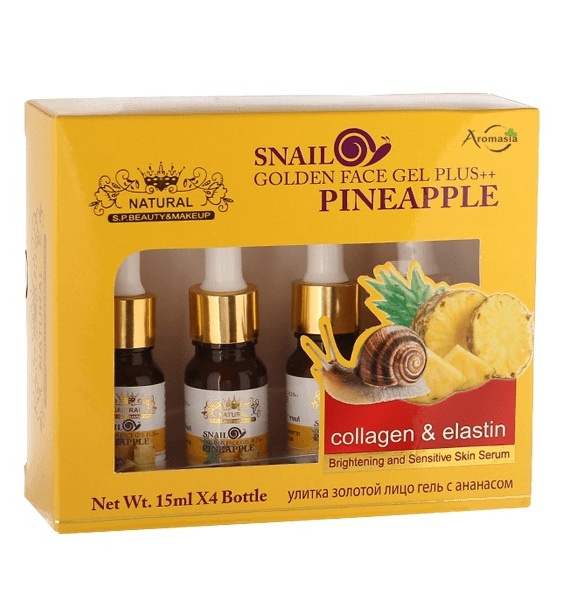 Ананасовая сыворотка с улиткой и коллагеном Nature Republic 1 или 4 шт по 15 мл