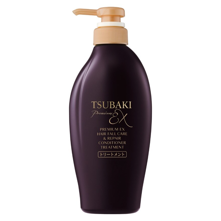 Tsubaki Conditioner Treatment Premium Ex Hair Fall Care  Repair 450 Ml. - Purple