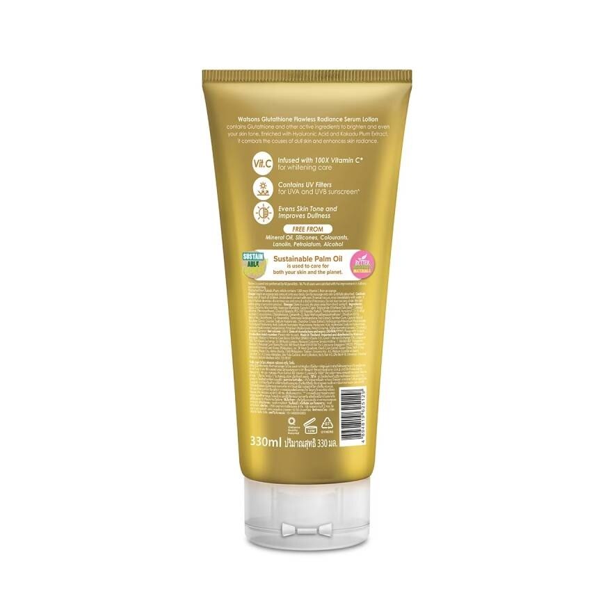 Watsons Glutathione Flawless Radiance Serum Lotion 330ml.
