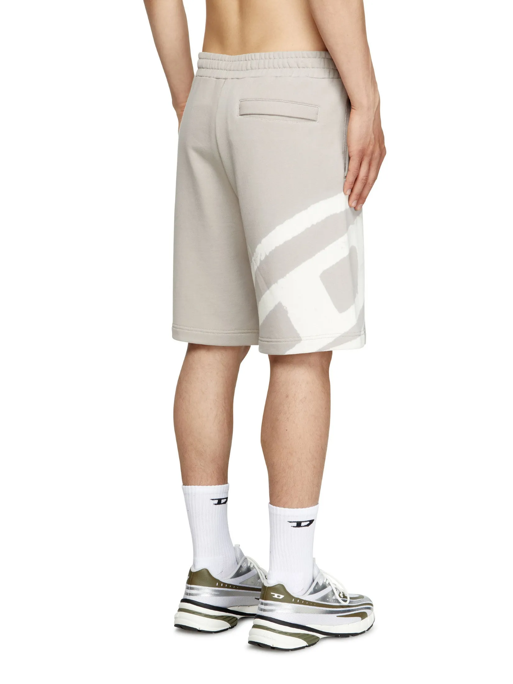 DIESEL Shorts Men P-CROW-BLEACH SHORTS Grey