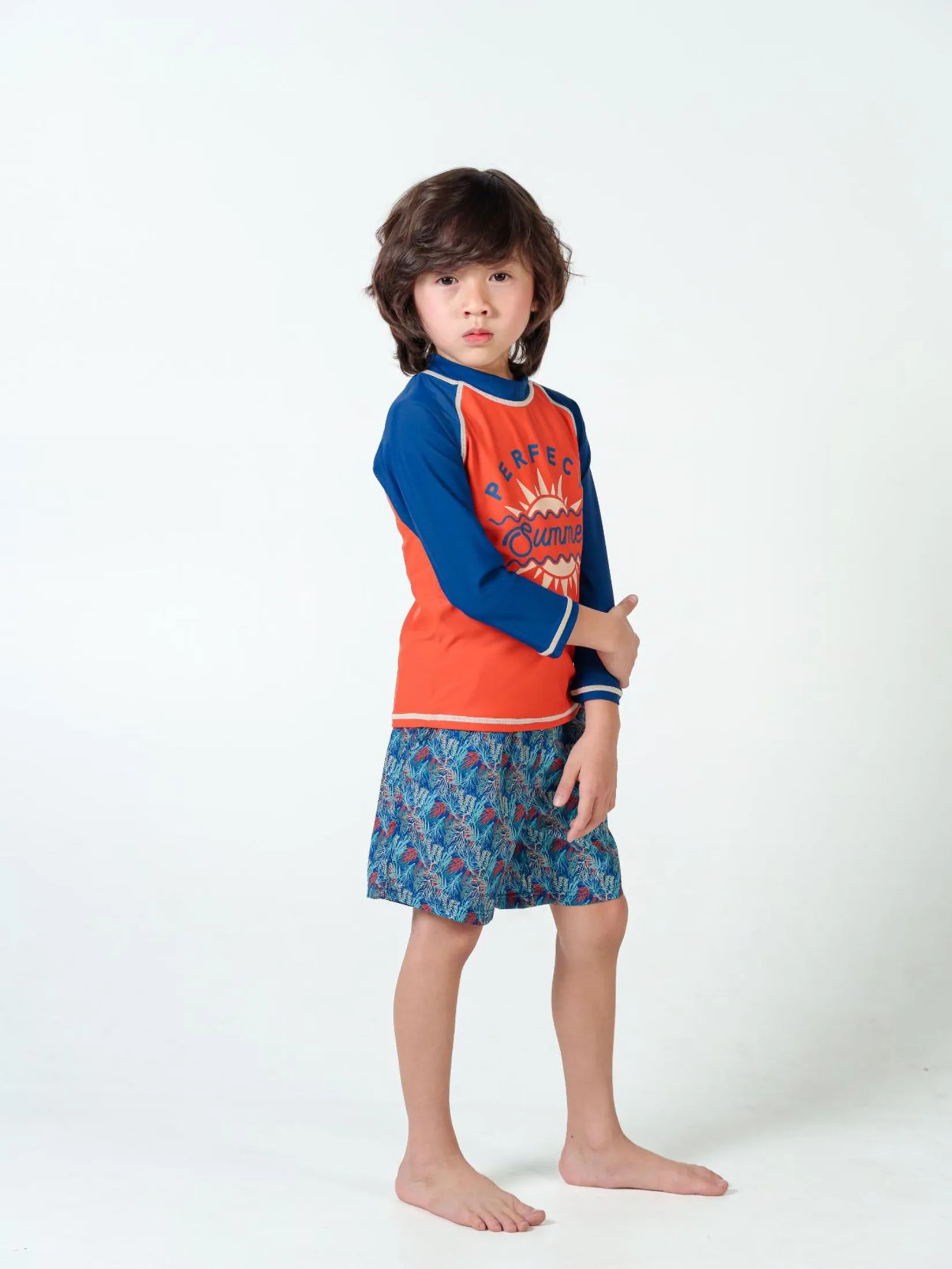 KEED Boy Beach Pants Reef Navy