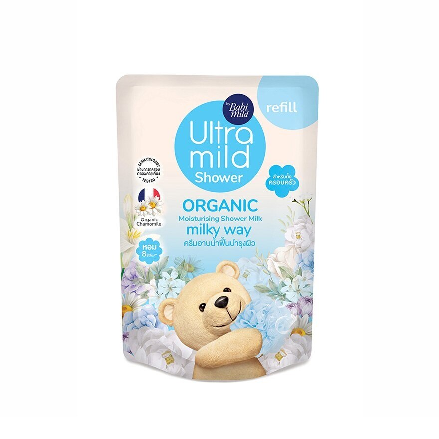 Babi Mild Ultra Mild Organic Shower Milk Milky Way Refill 360 Ml.