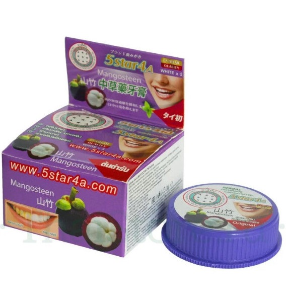 Концентрированная зубная паста с мангостином в баночке 5STAR 4A 25 гр