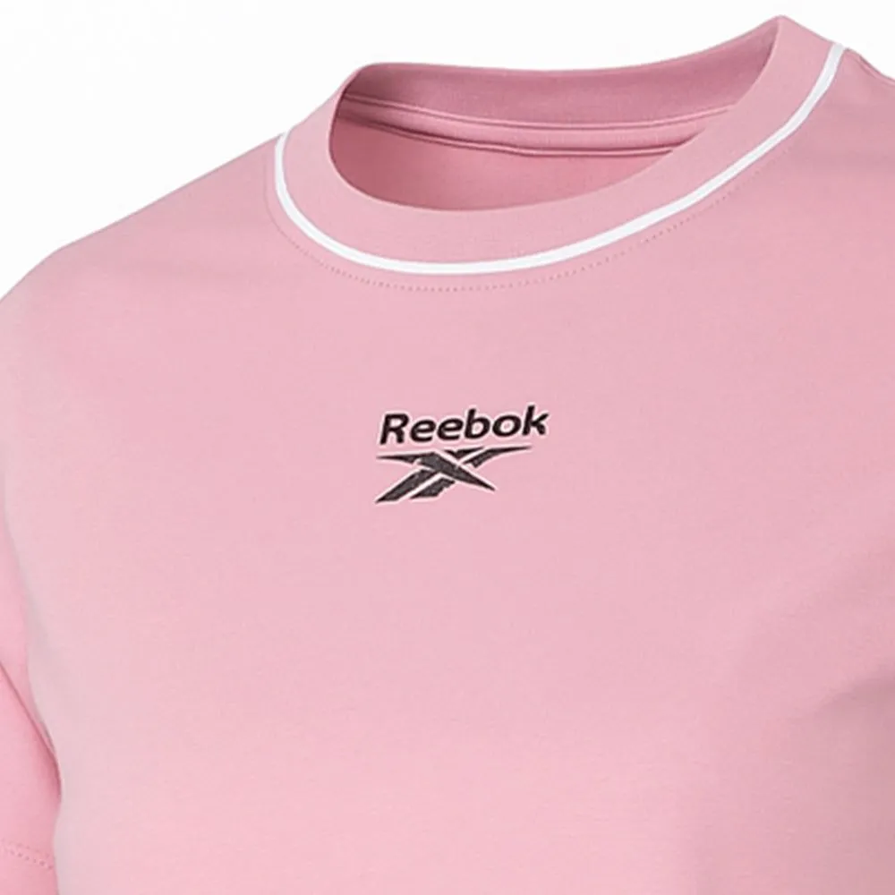 REEBOK Women T-Shirt Crew Neck Crop Pink - RE099AP158EMTH