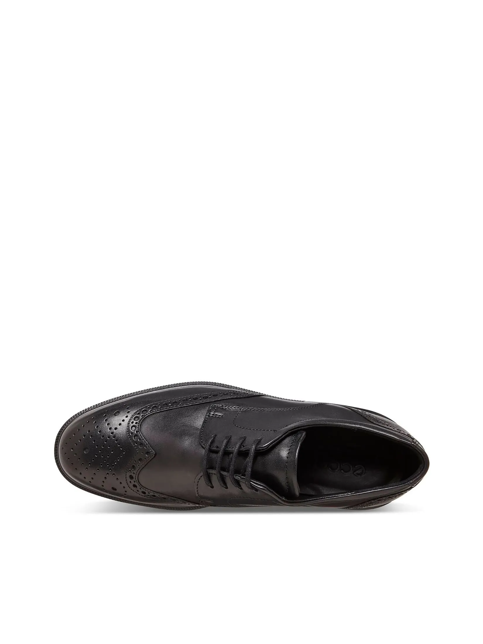 ECCO Men Oxfords Shoes Lisbon Broguetie Black