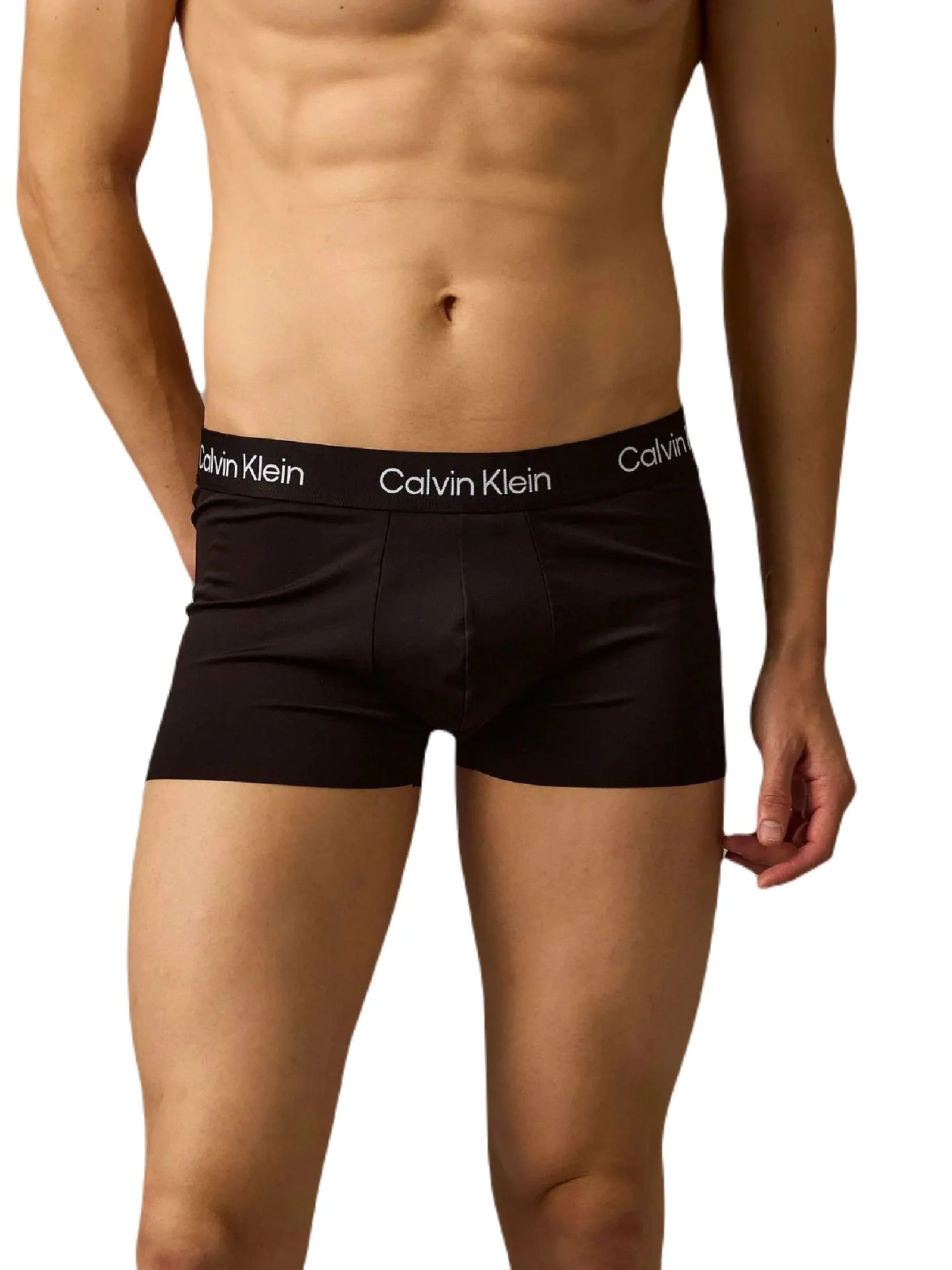 CALVIN KLEIN Men's Raw Cut Micro Low Rise Trunk 3Pack Multicolor