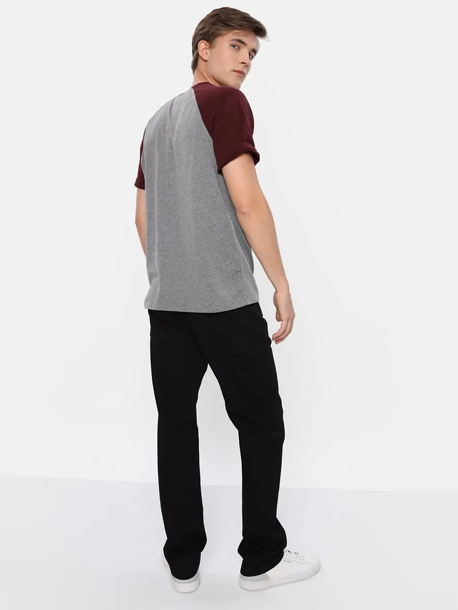 AMERICAN EAGLE MEN INTL EXCLUSIVE BLACK RINSE CLEAN ORIGINAL STRAIGHT 001 BLACK