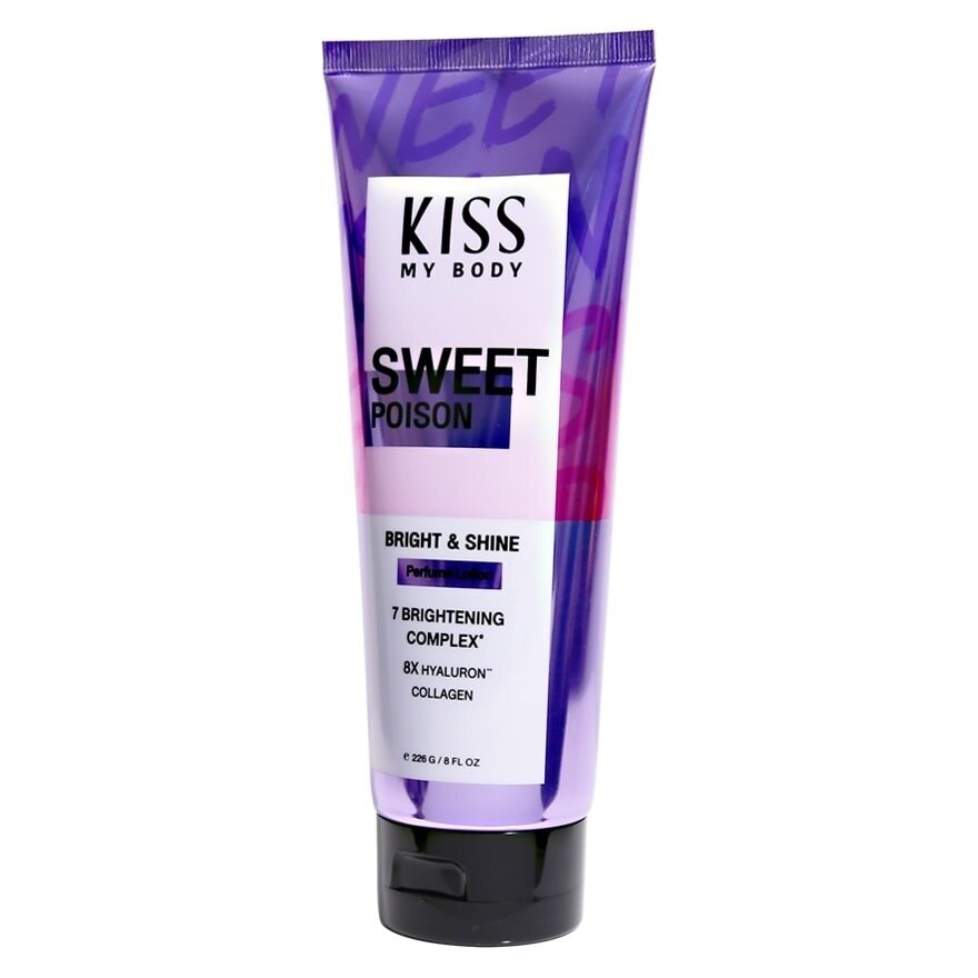 Kiss My Body Bright  Shine Perfume Lotion Sweet Poison 226 G. โลชั่นน้ำหอม