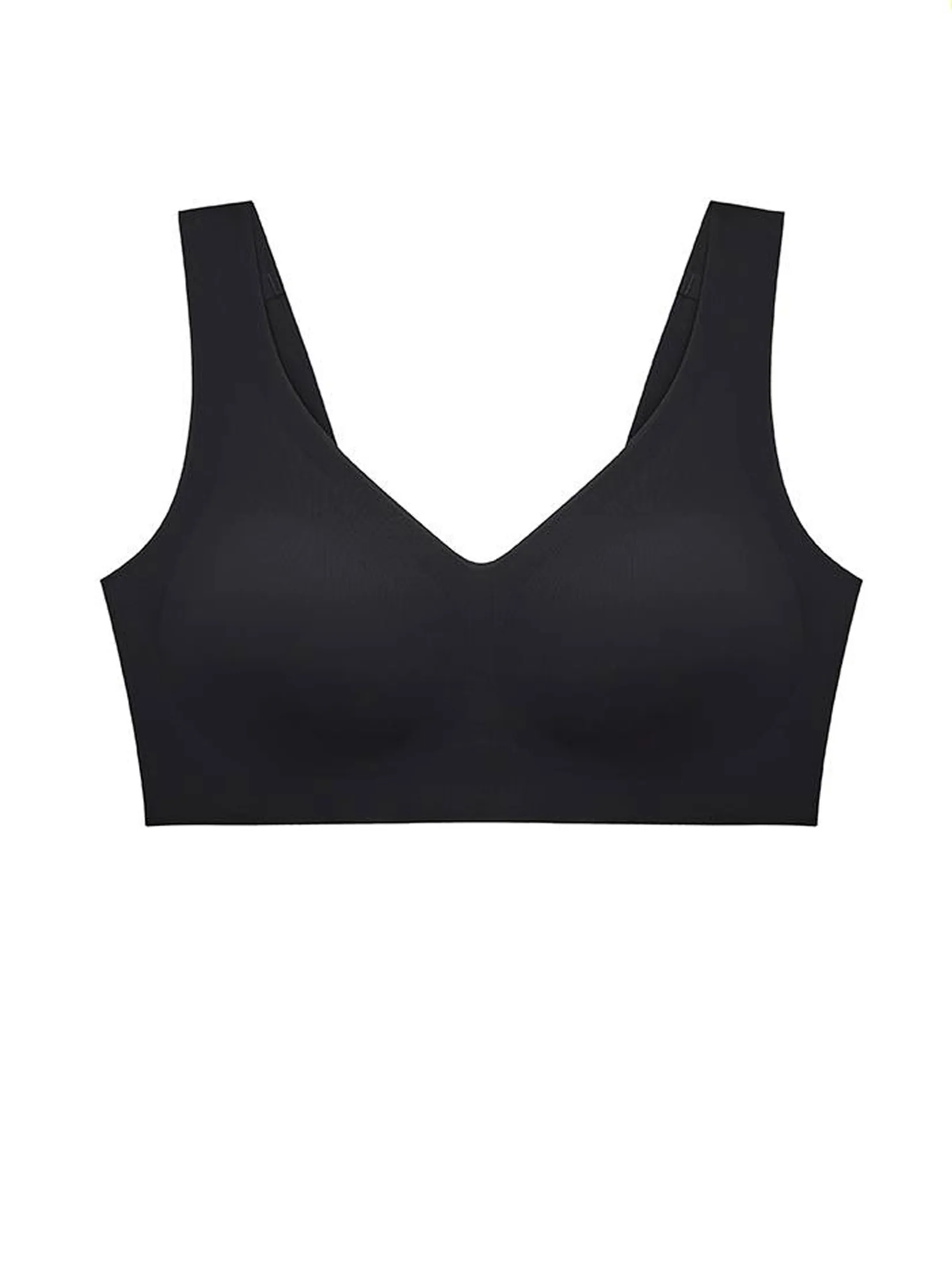 SABINA [Pack 2 Piece] [Online Exclusive]  Perfect Bra Seamless Wireless Bra - Black