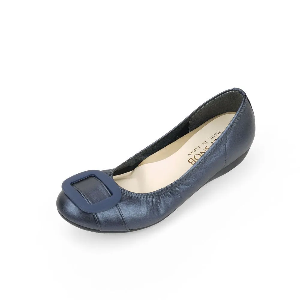 JOLI SNOB Navy Comfort Flat ACT-39081
