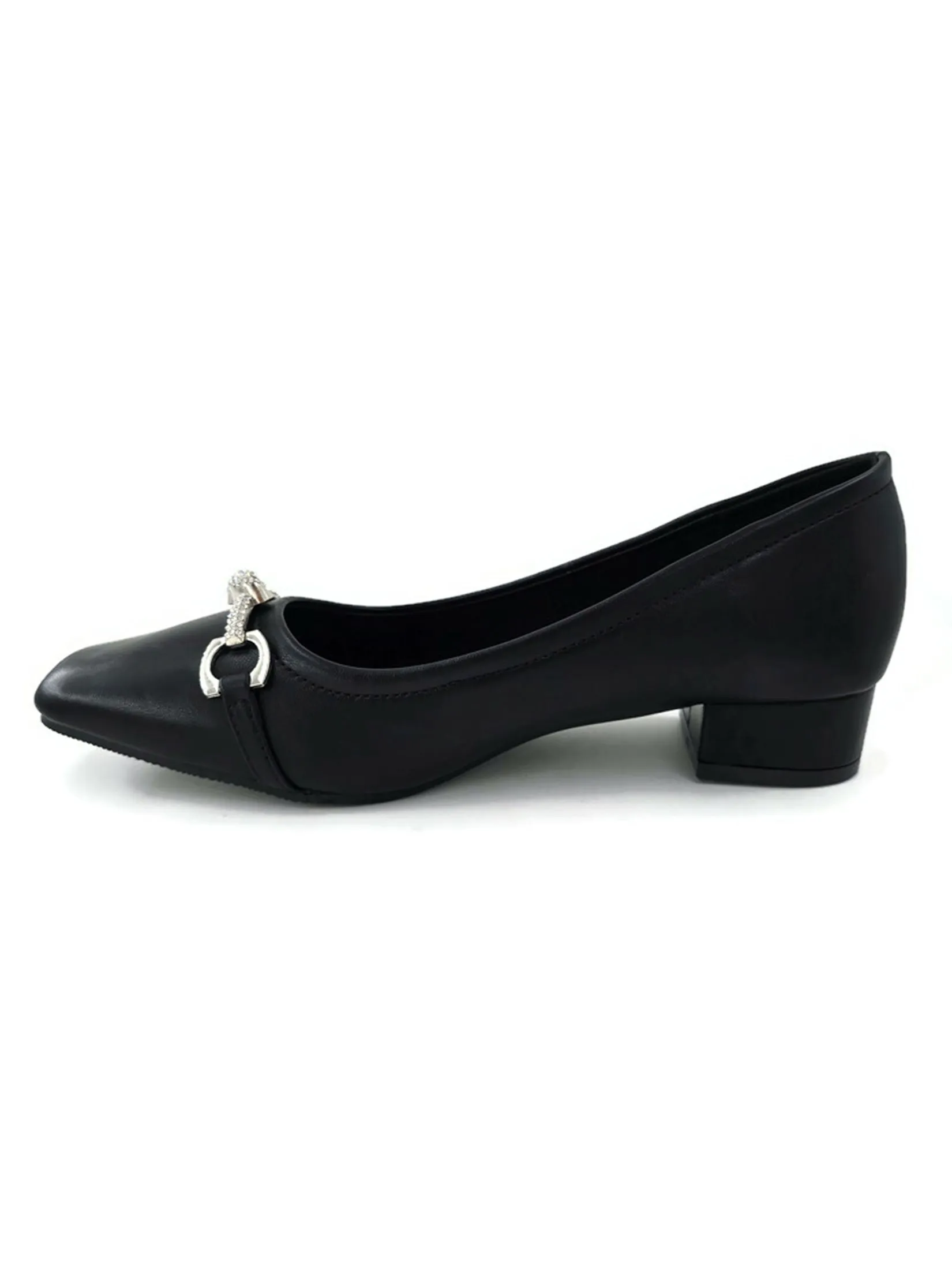 KLIN Woman Cutte Toe Court Shoes Black