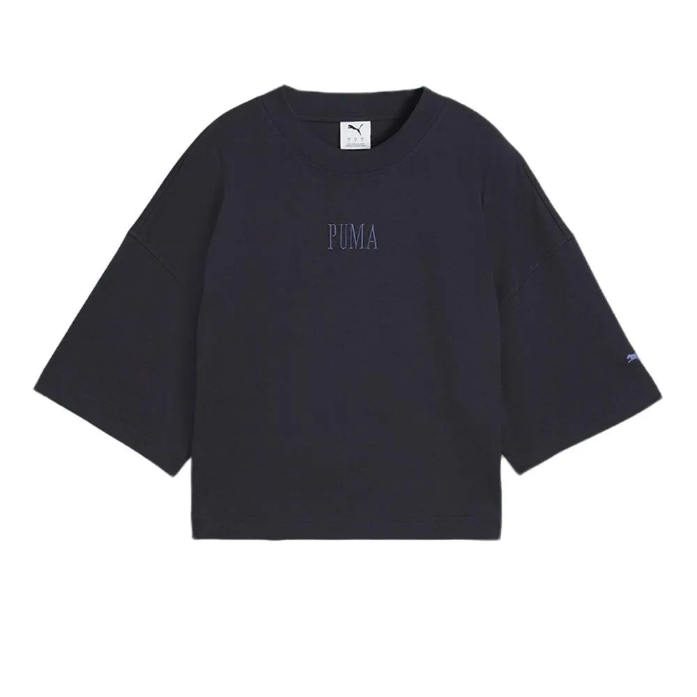 PUMA Women T-Shirt Oversized Graphic Black - PU097AP352EMTH