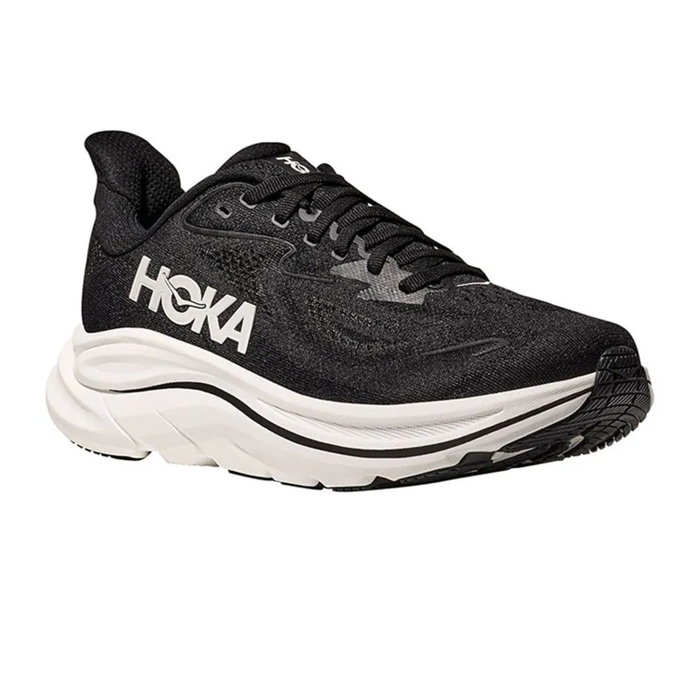 HOKA Men Running Shoes Clifton 10 Wide Black - HO229SH379EETH