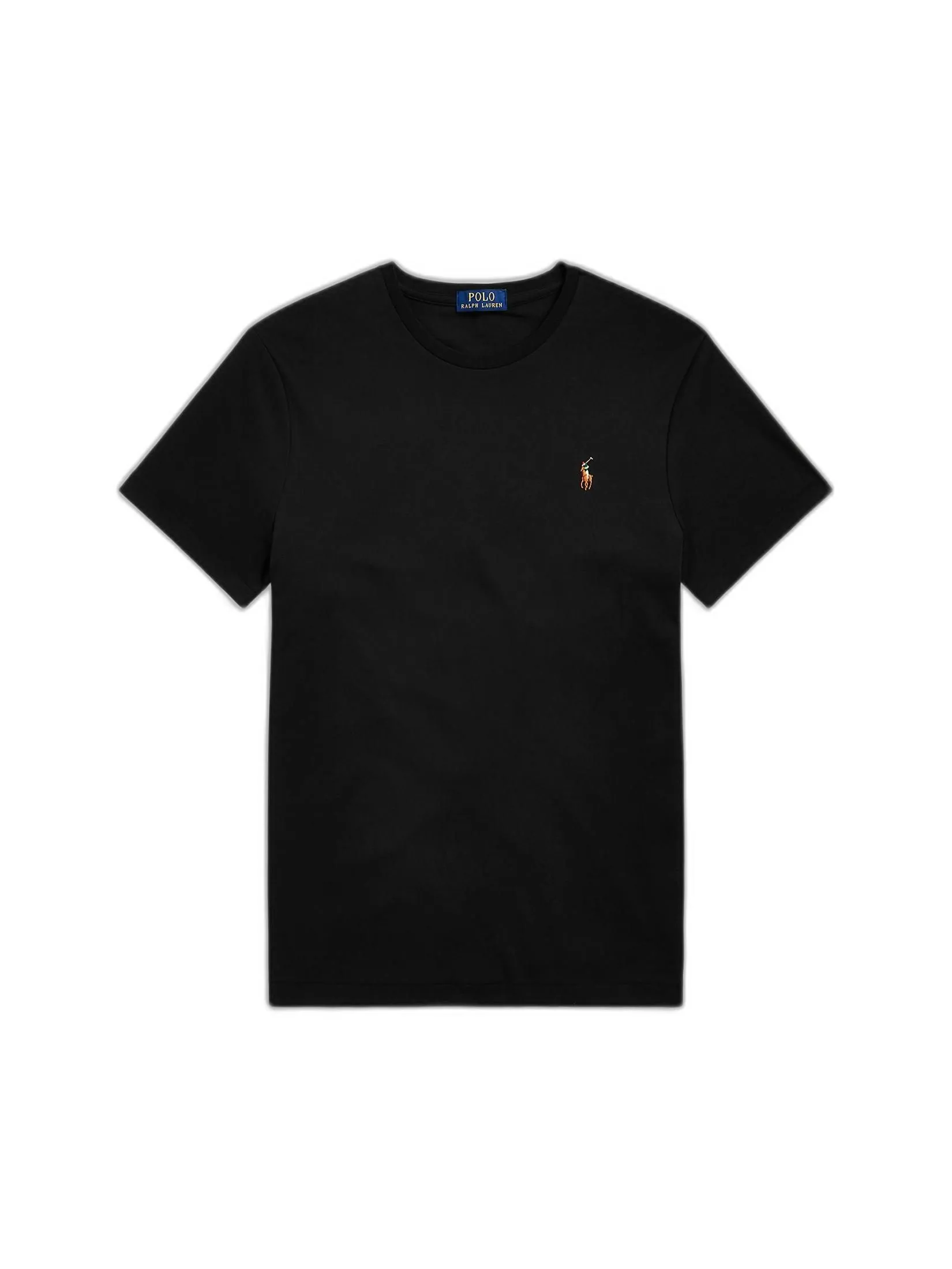 POLO RALPH LAUREN Polo Ralph Lauren TEE-Custom Slim Fit Soft Cotton T-Shirt MNPOTSH1N820099 001 BLACK