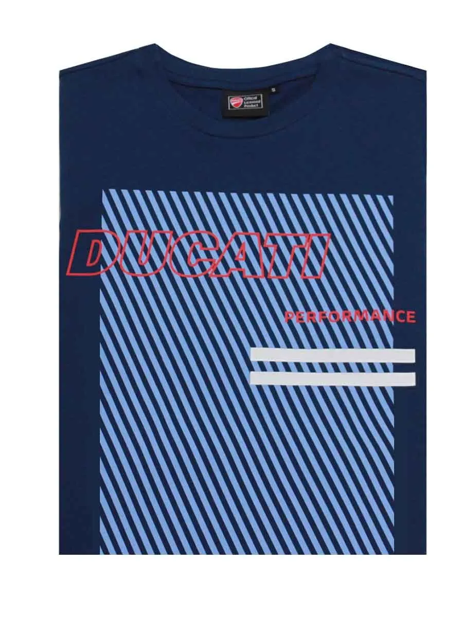DUCATI NAVY T-shirt Loose Fit for men DCT52 061