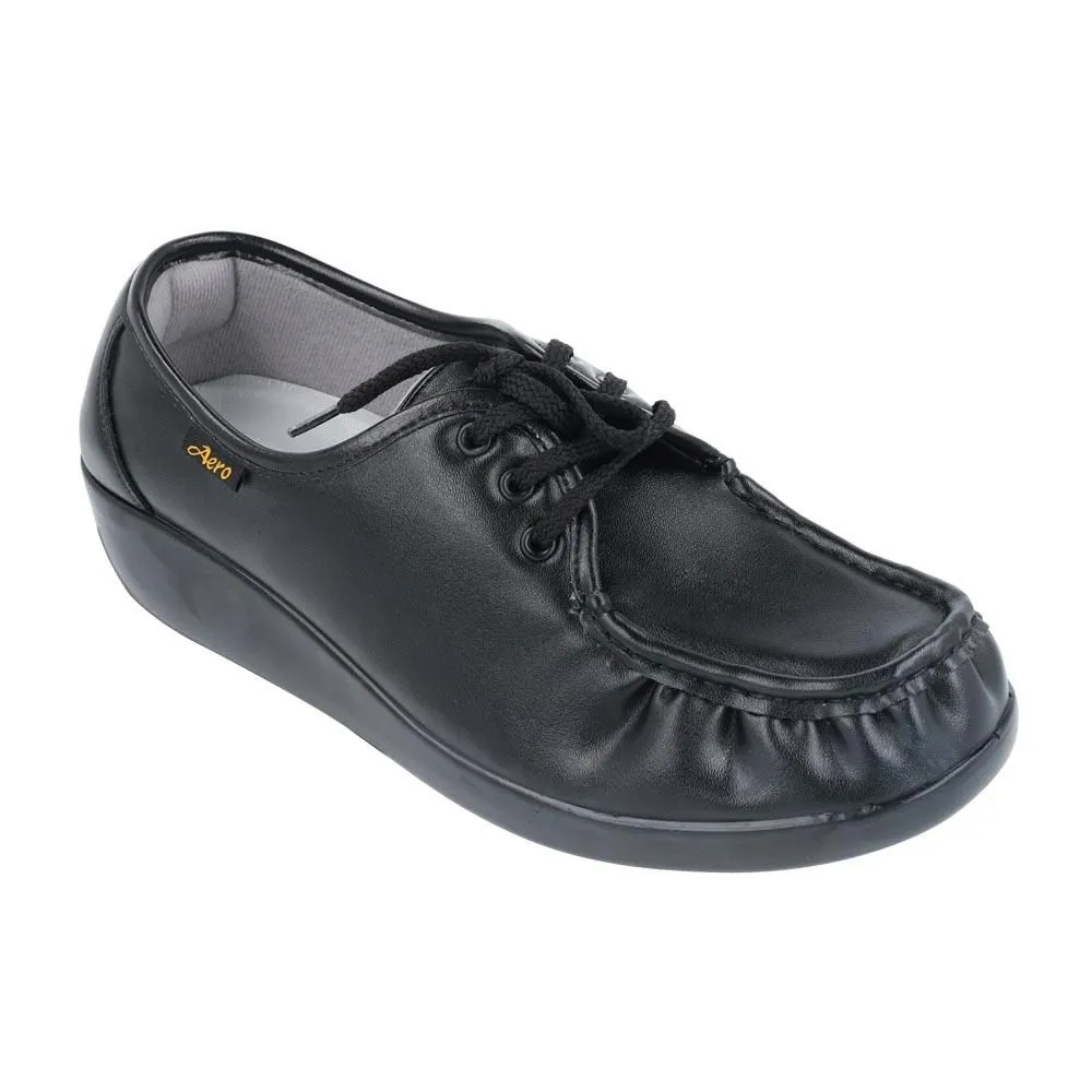 AEROSOFT Black NW9092 Court Shoes
