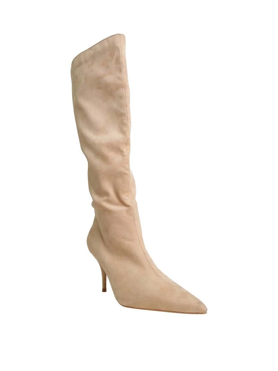 VILLAINS SF MAZIE Women's Knee-High Boots BEIGE