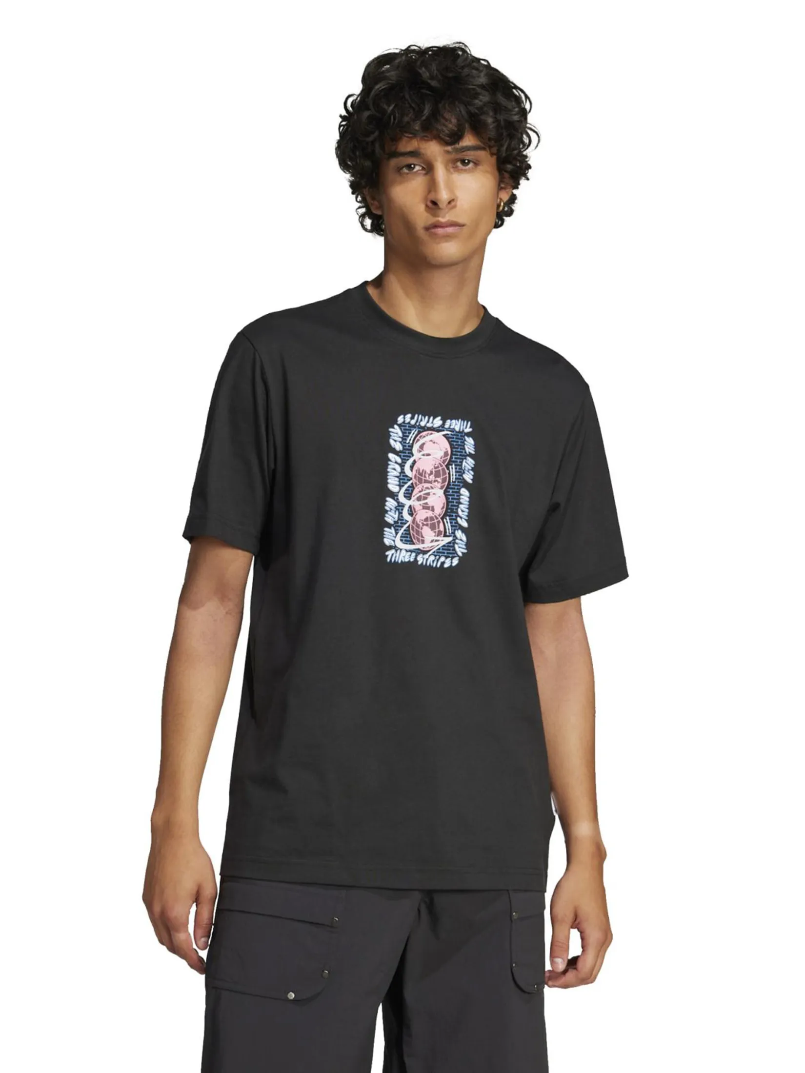 ADIDAS Men T-Shirt Trefoil Series Black