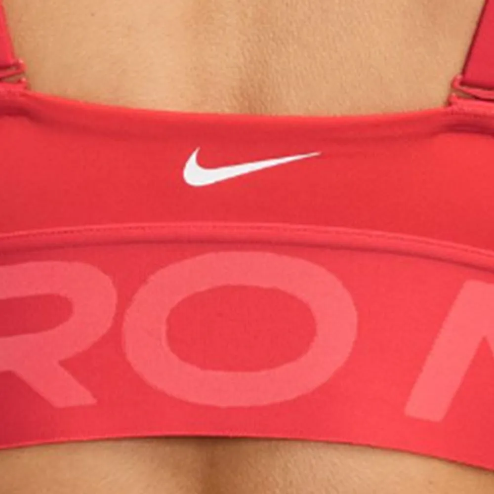 NIKE Pro Indy Plunge Women Sports Bra Red - NI083AP728ENTH