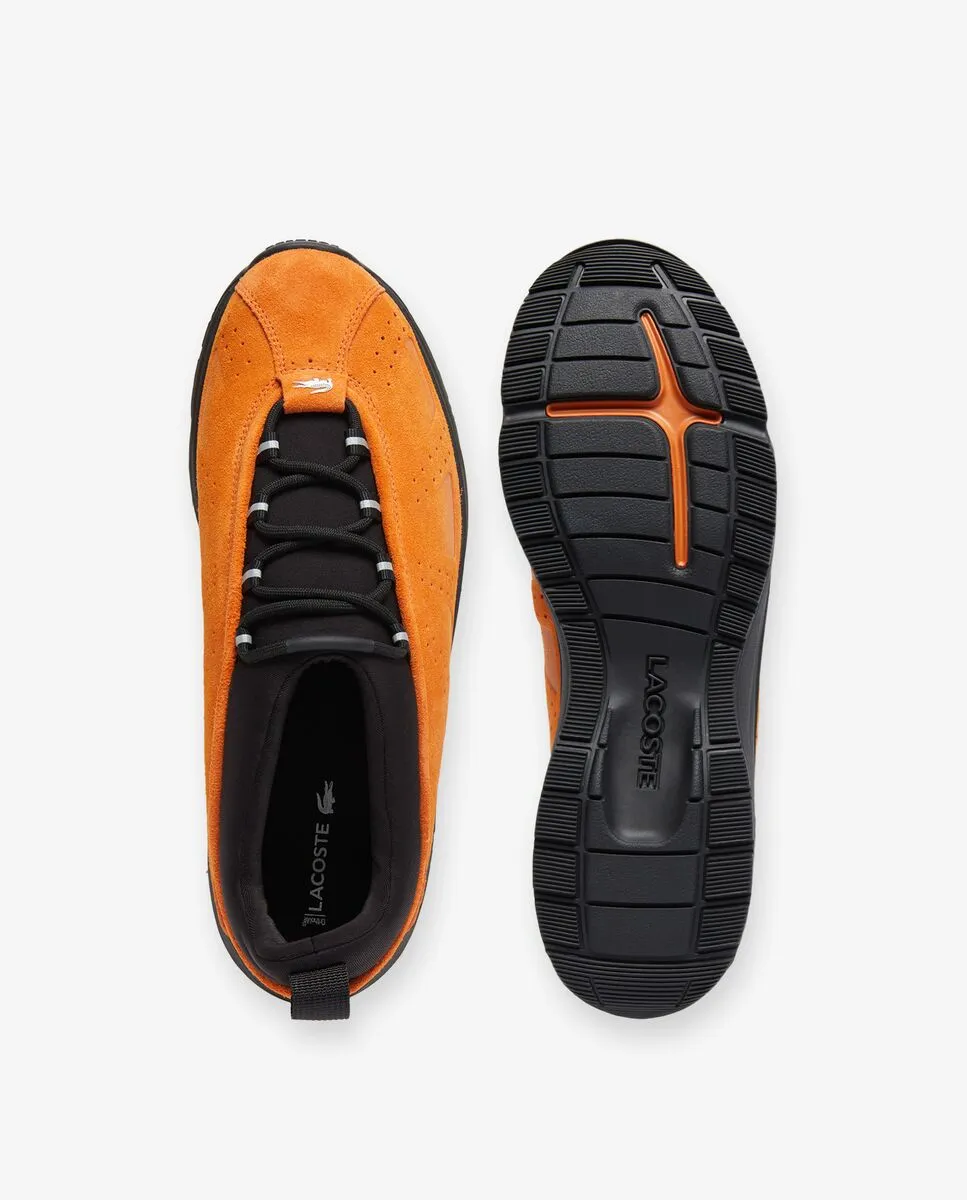 LACOSTE Men’s Audyssor Slip-On Suede Sneakers Orange