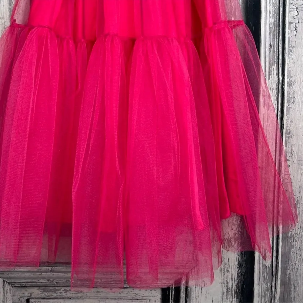 ICONIC NEON PINK TULLE SKIRT
