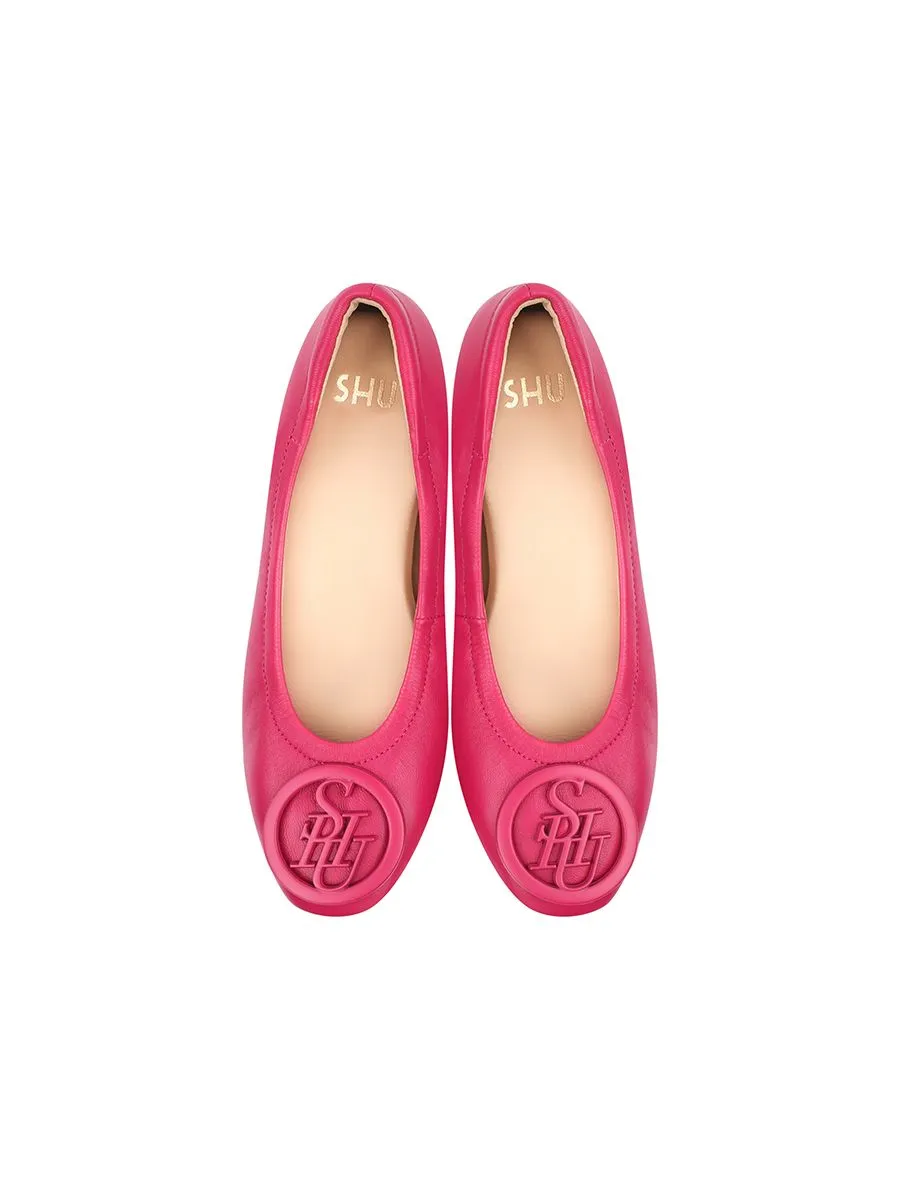 SHU WOMEN SOFY SOFA 0.5" SIGNET ONTONE - PLATINUM  SWSO0229