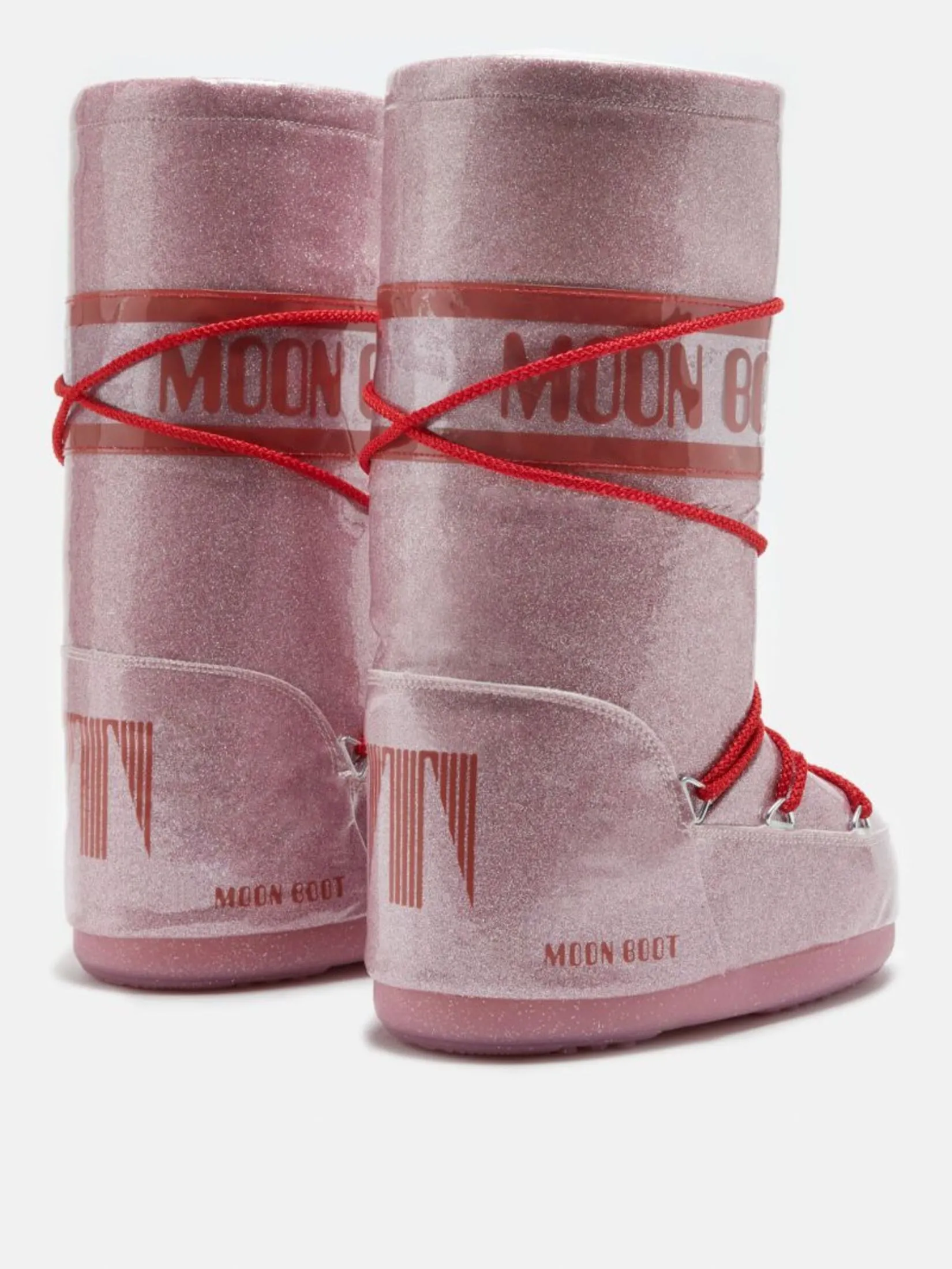 MOON BOOT Unisex Boots Icon Glitter Pink