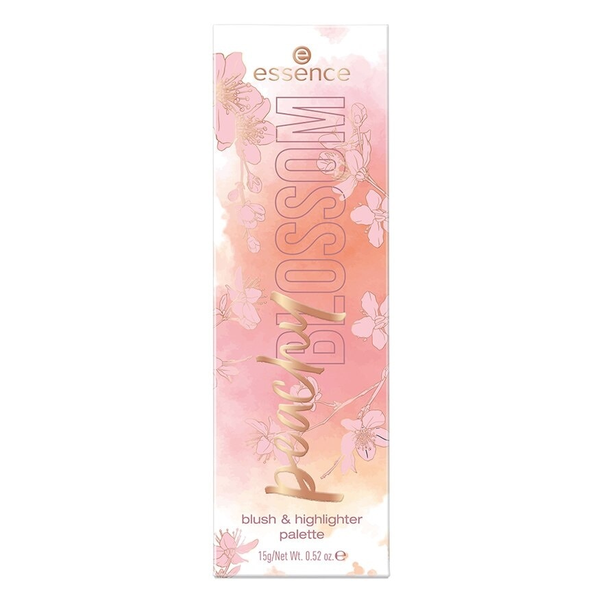 Essence Peachy Blossom Blush  Highlighter Palette 15g. - Multicolour