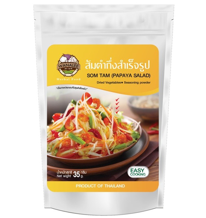 Тайский салат из зеленой папайи Сом Там 35 гр