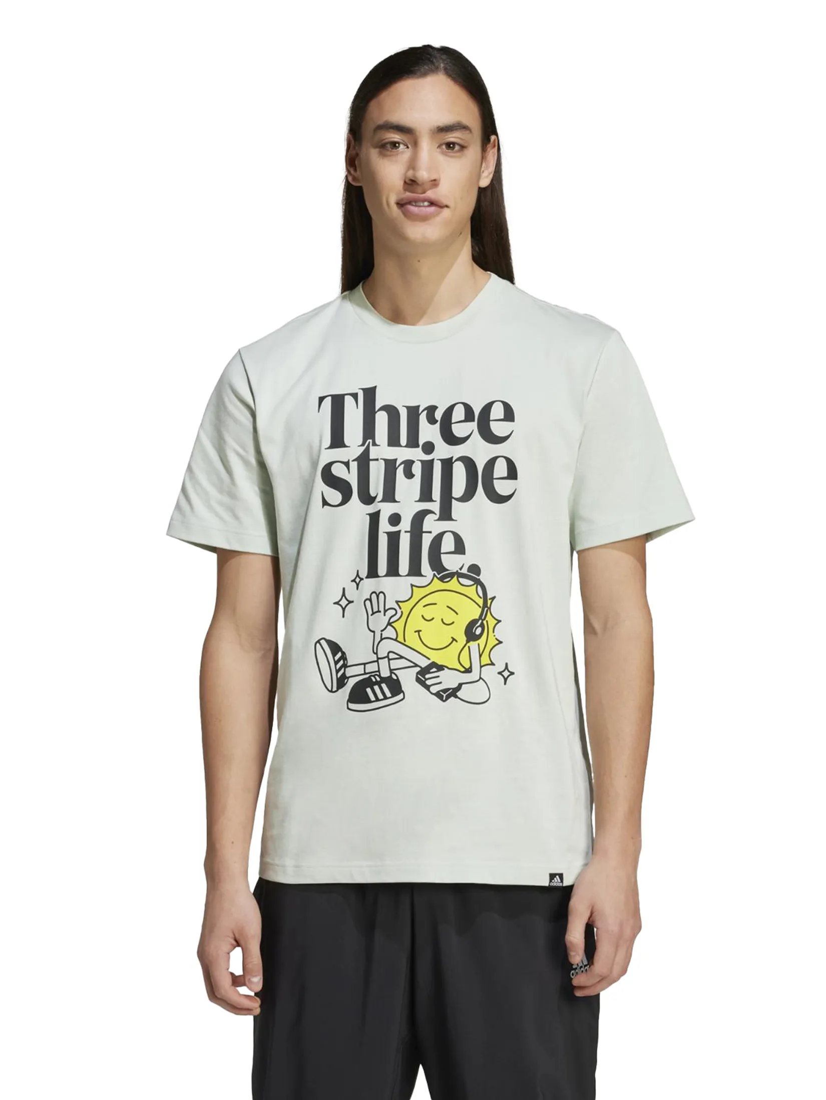 ADIDAS Men T-Shirt Positivity Graphic