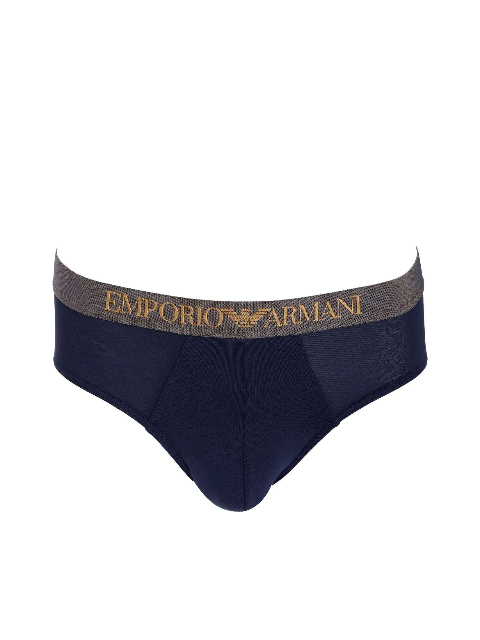 EMPORIO ARMANI Men Underwear Brief 2 Pack SS25 M8098 Shark / Armani Blu