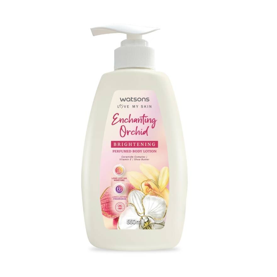 Watsons Enchanting Orchid Brightening Perfumed Body Lotion 550ml.