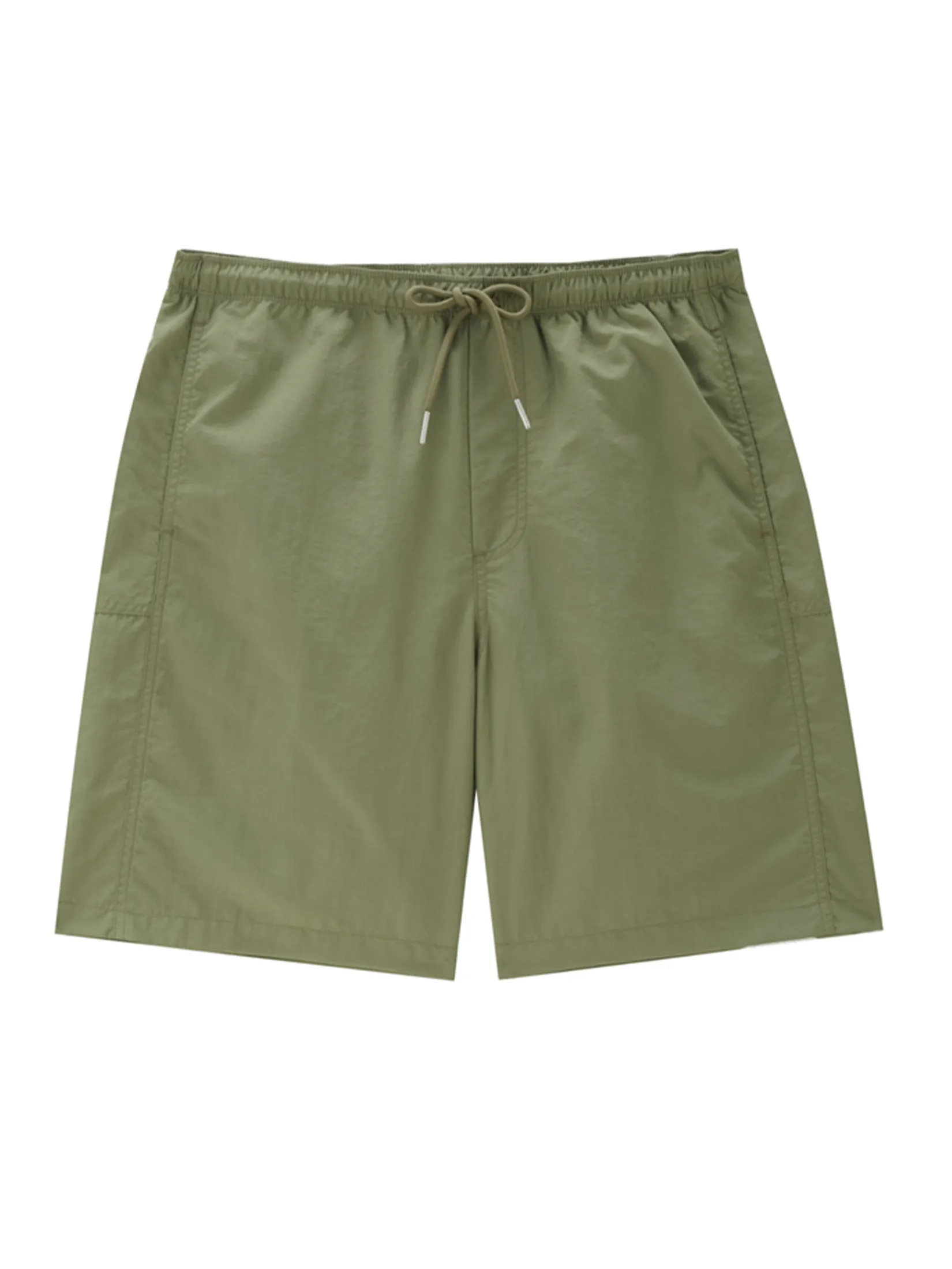 GIORDANO Men s Online Exclusive Exposed Seam Drawstring Shorts (Korea) Green Size - M