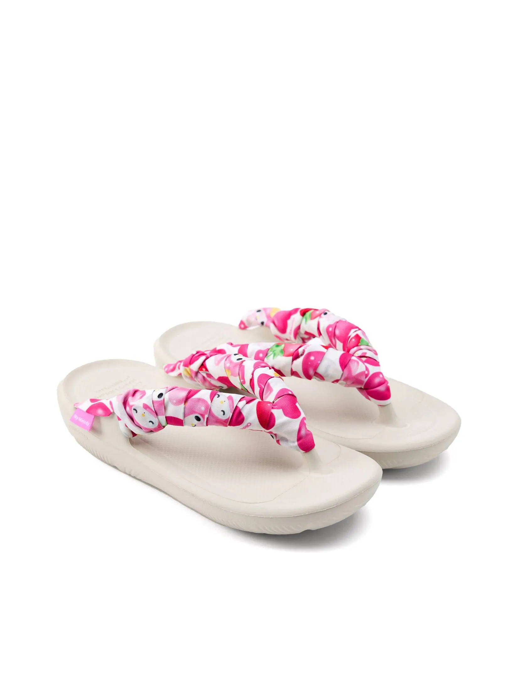 TAW&TOE Unisex Sandals Zerovity OG Scarf Set My Melody Cream