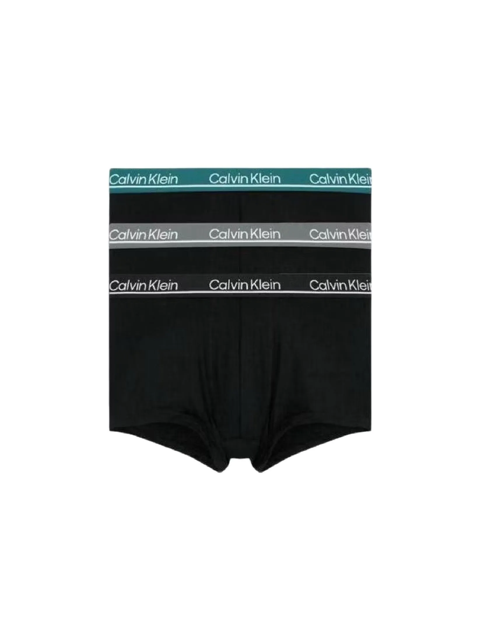 CALVIN KLEIN Men's CK Micro Plus Low Rise Trunk 3Pack Black