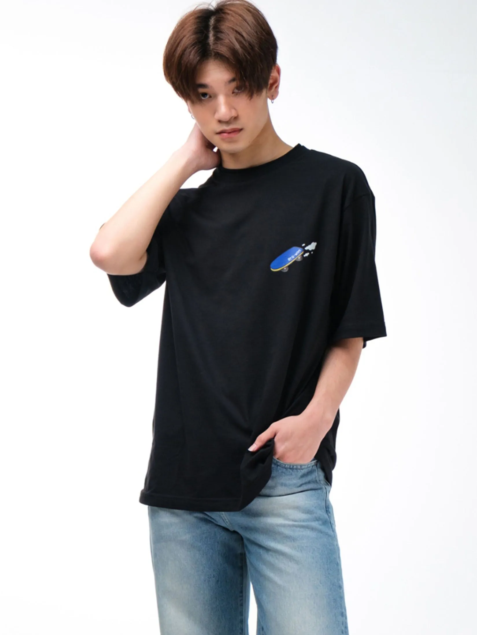 ERA-WON Oversized T-Shirt Art Toy Collection Black