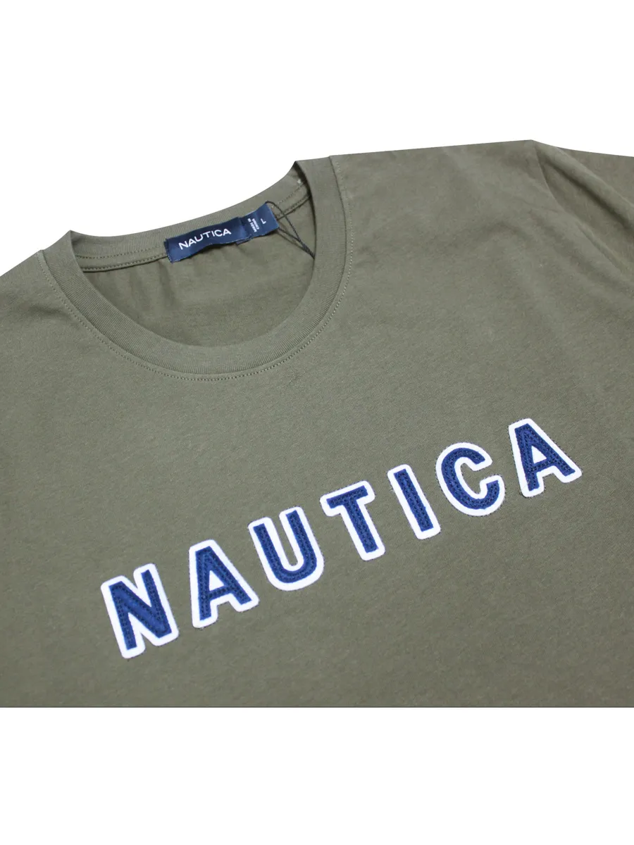 NAUTICA Men T-shirts Green Dark