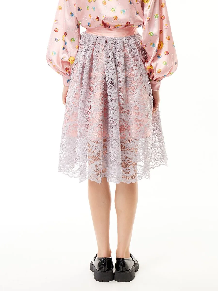 ICONIC WOMAN PINK FINI SKIRT