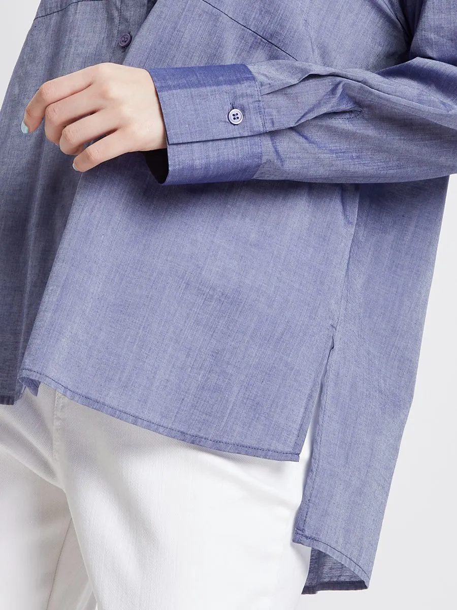 EASY PIECES Women Tunic Shirt Long Sleeves