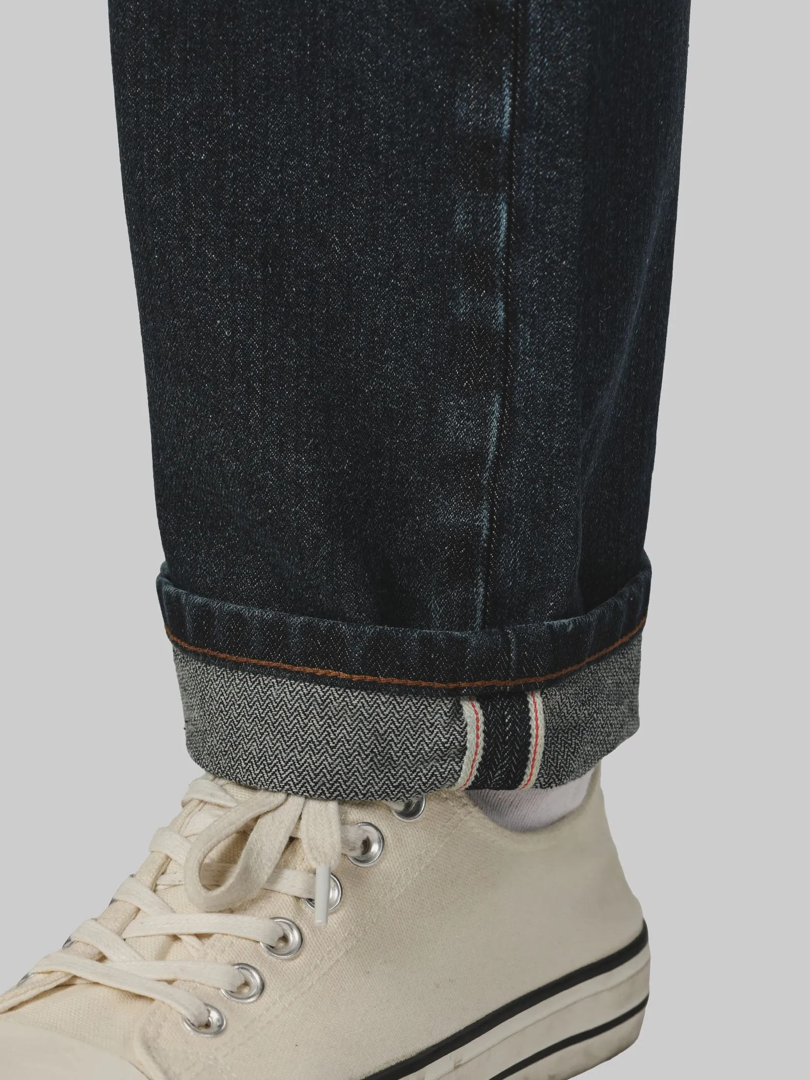 WRANGLER Men's Jeans (Red Selvedge)  Casey Jones Collection Mid MWZ Fit Dark Indigo