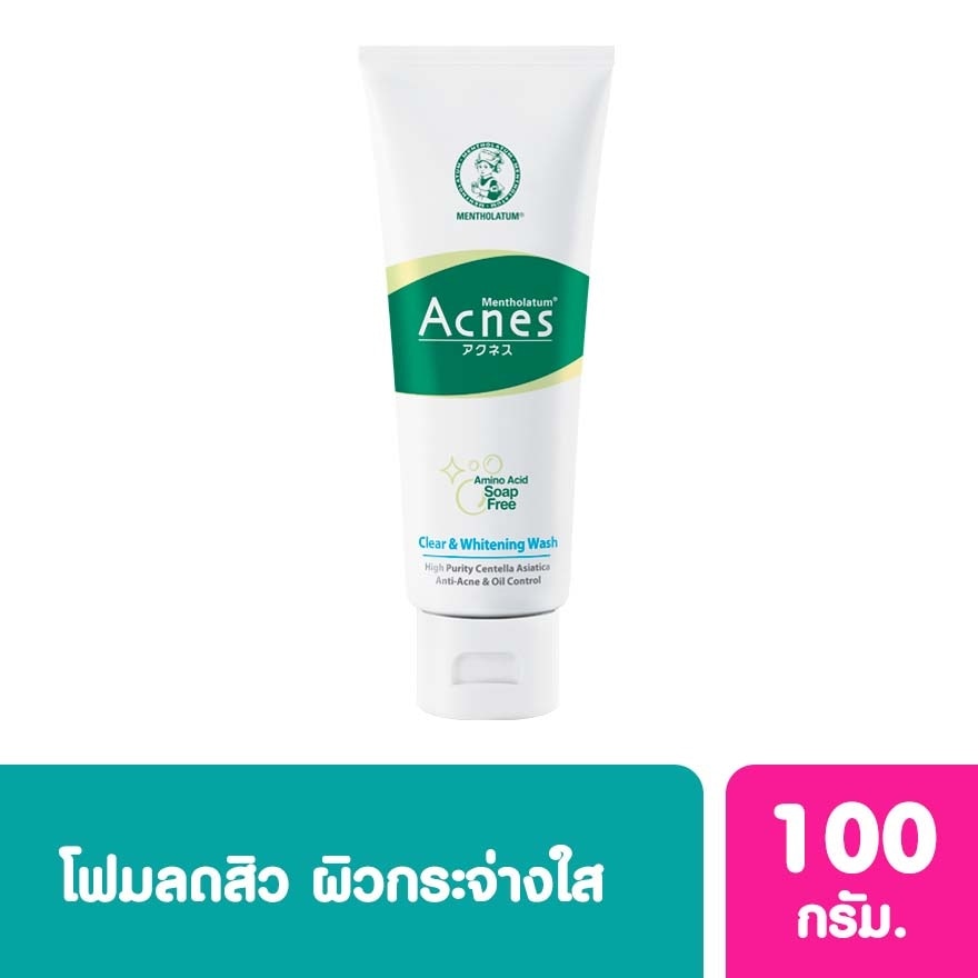 Mentholatum Acnes Clear  Whitening Wash 100 G.